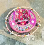 Baby walker+ Adjustable Swing Jhula (Palna)+Baby Cradle