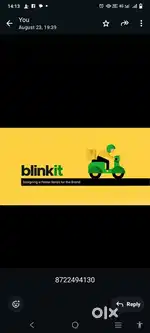 Hiring for kanpur blinkit delivery boy job