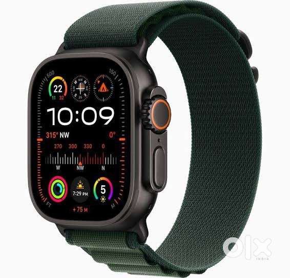 Apple watch ultra 2 black with alpine green brand new