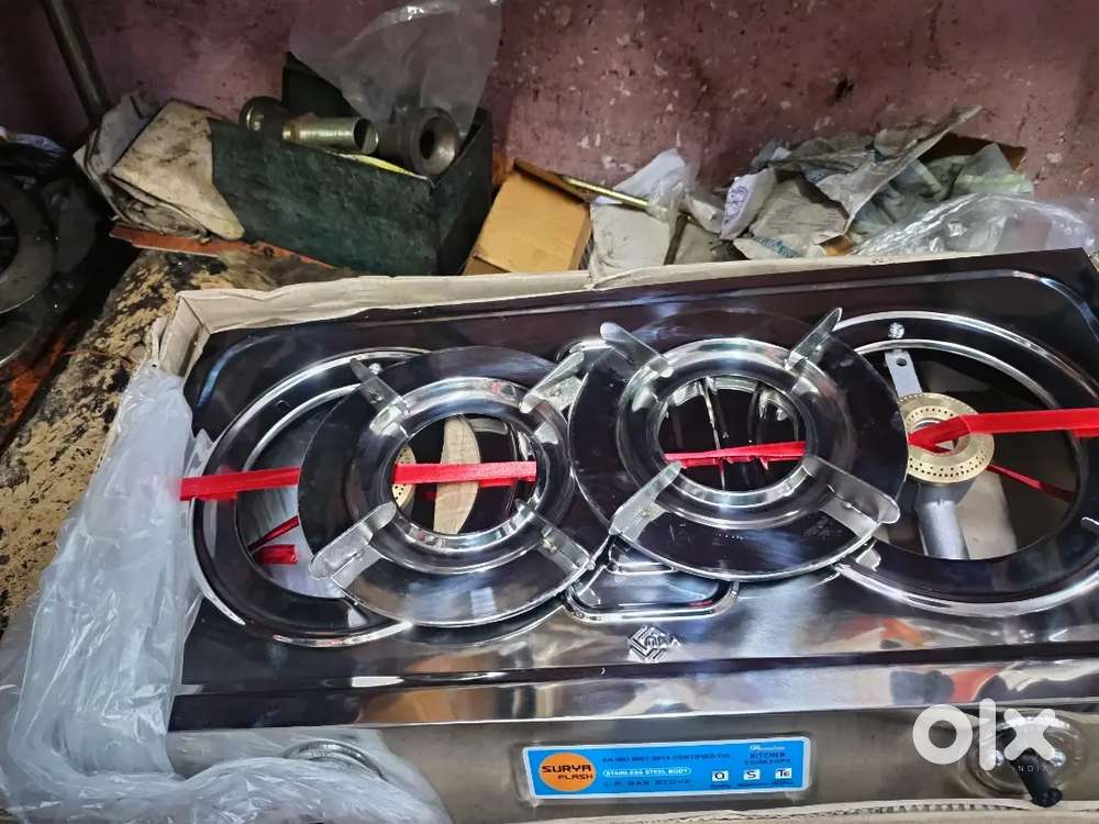 2burner gas stove new full steel3burner gas stove heavy 2600