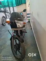 Hero Honda passion plus bike in blue colour