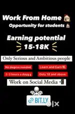 Work from home opportunity