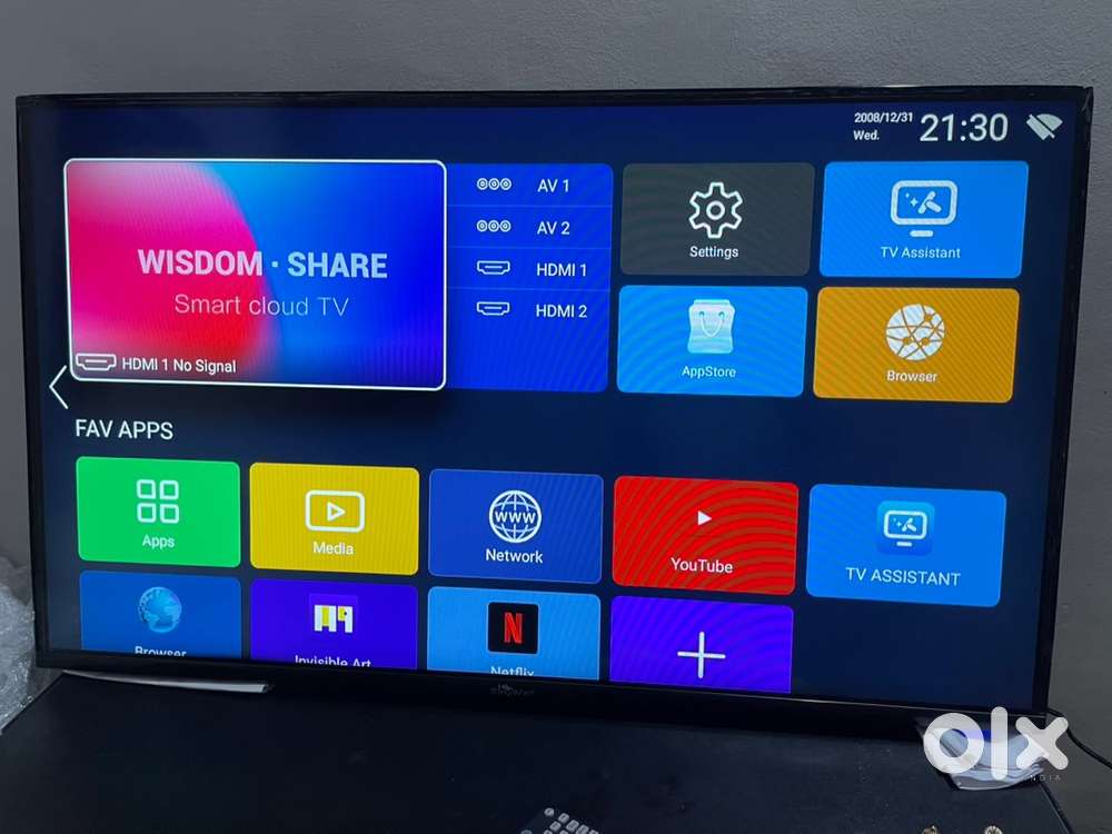 Skywall 43inch smart tv with remote