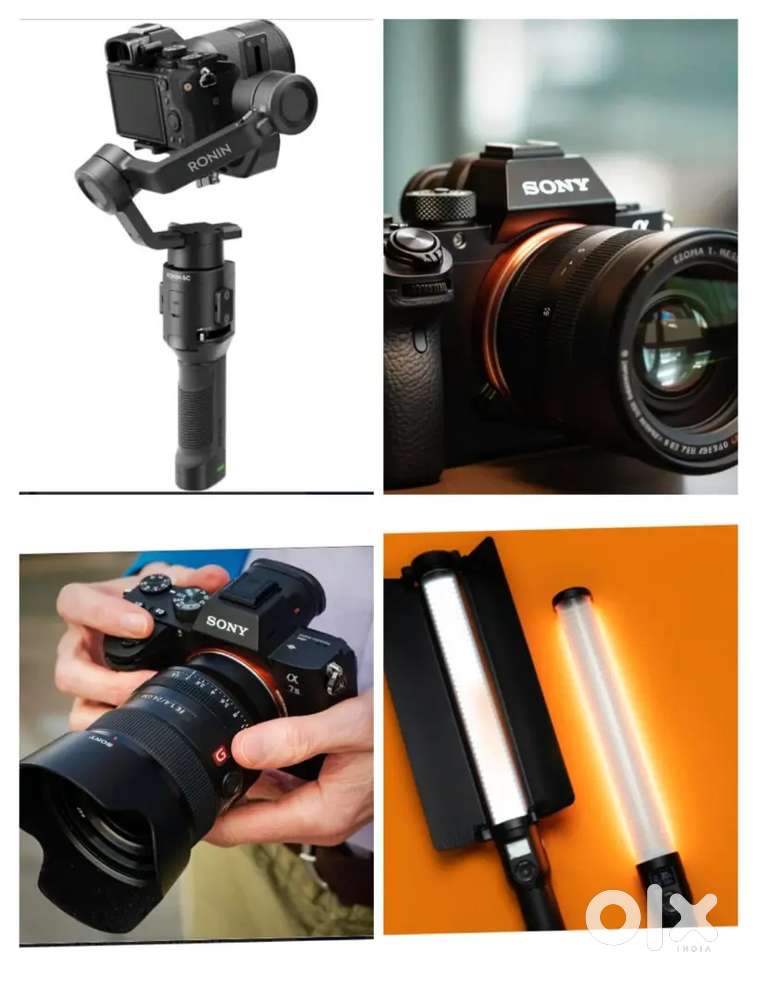 All dslr cameras rents available canon Nikon sony mirror less 4k