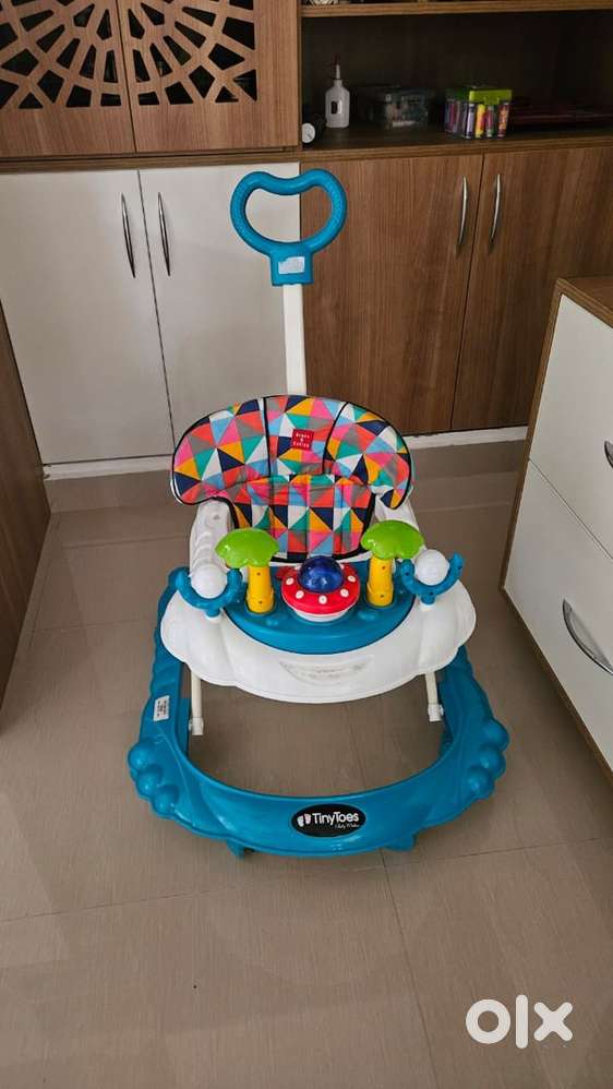 Baby Walker with Push Handle & Activity