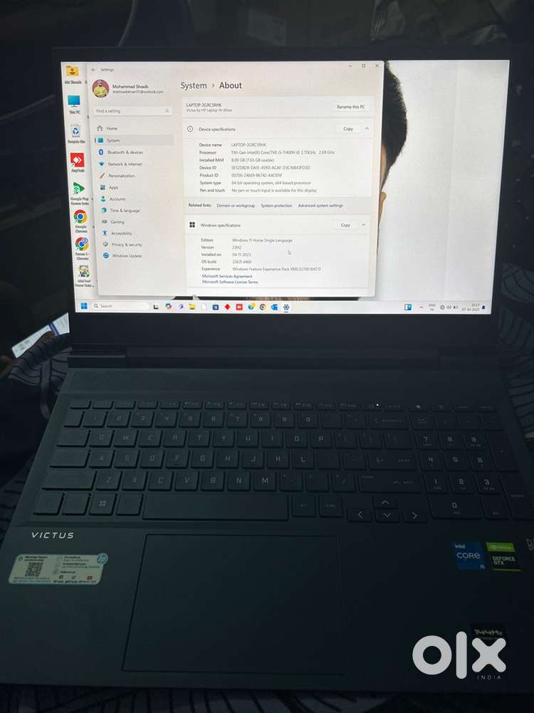 Hp victus gaming laptop