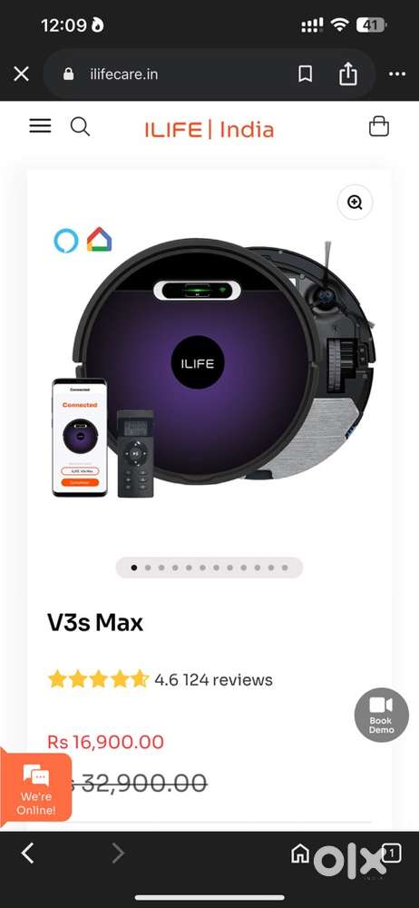 ILIFE V3s Max Robotic Vacuum & Mop