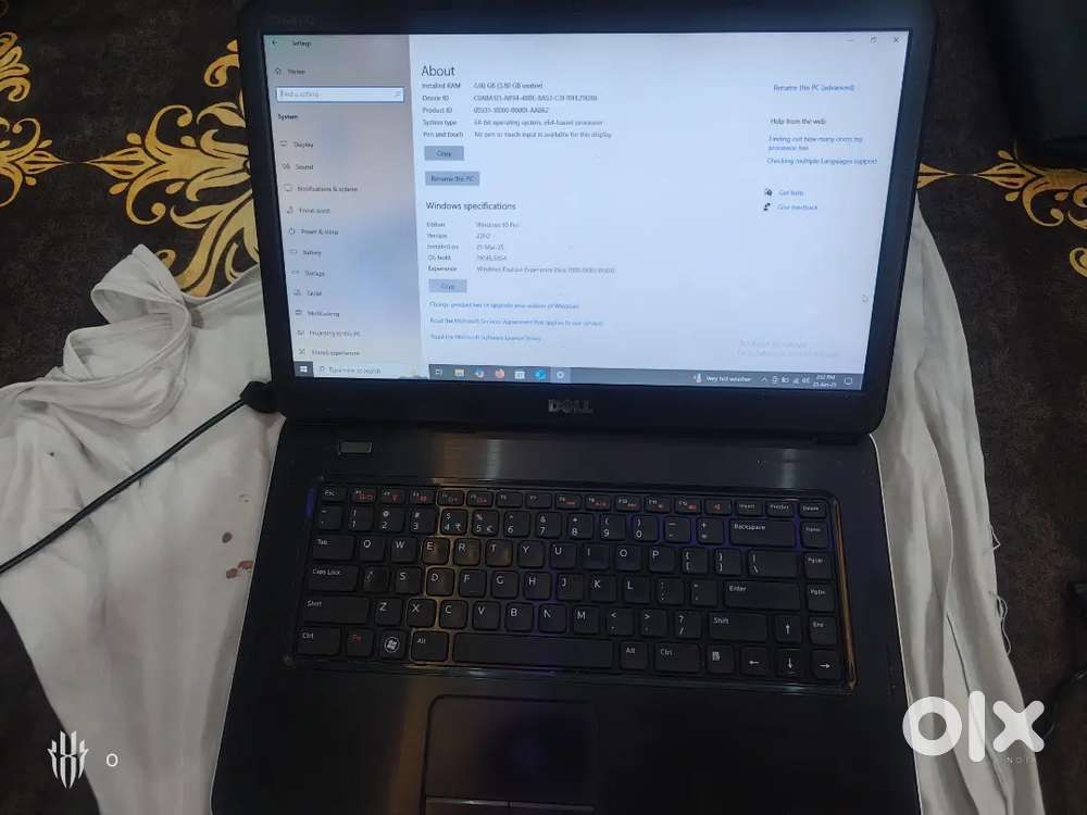 Dell Leptop got new processor new battery