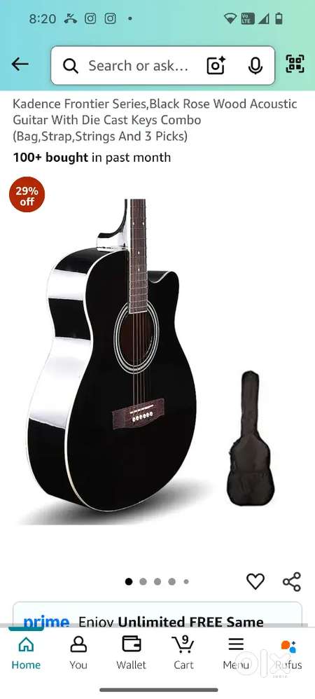 Kadence guitar(pre owned)negotiable