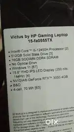 Hp victus gaming 15 high quality laptop with warranty and bill ..