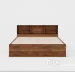 Wakefit petra engineered wood queen box with storage