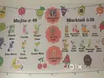 Soda banner, soda machine