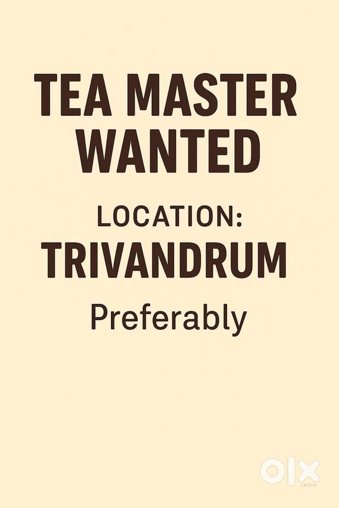 Tea Master– Tea Value, Kowdiar