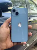 iphone 14 blue 128gb Superb condition lbhi scratch ni h with Bill