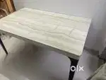 Dining Table with Marble Top – Only Table, No Chairs
