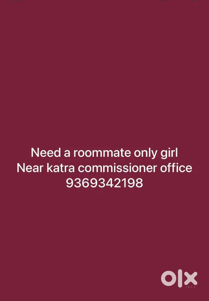 Need a room mate only for girls
