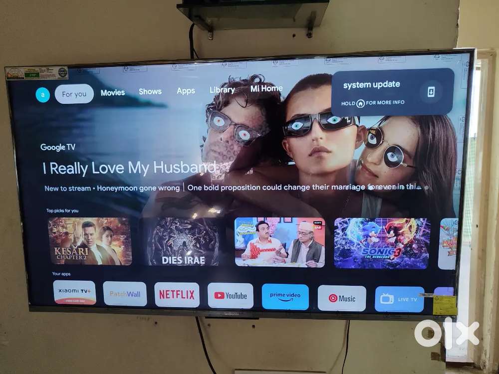 Mi Smart Google TV-50 inches (sell urgent)