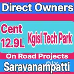 Land For Sale At Kgisl Tech Near - 12.9L On Road Projects