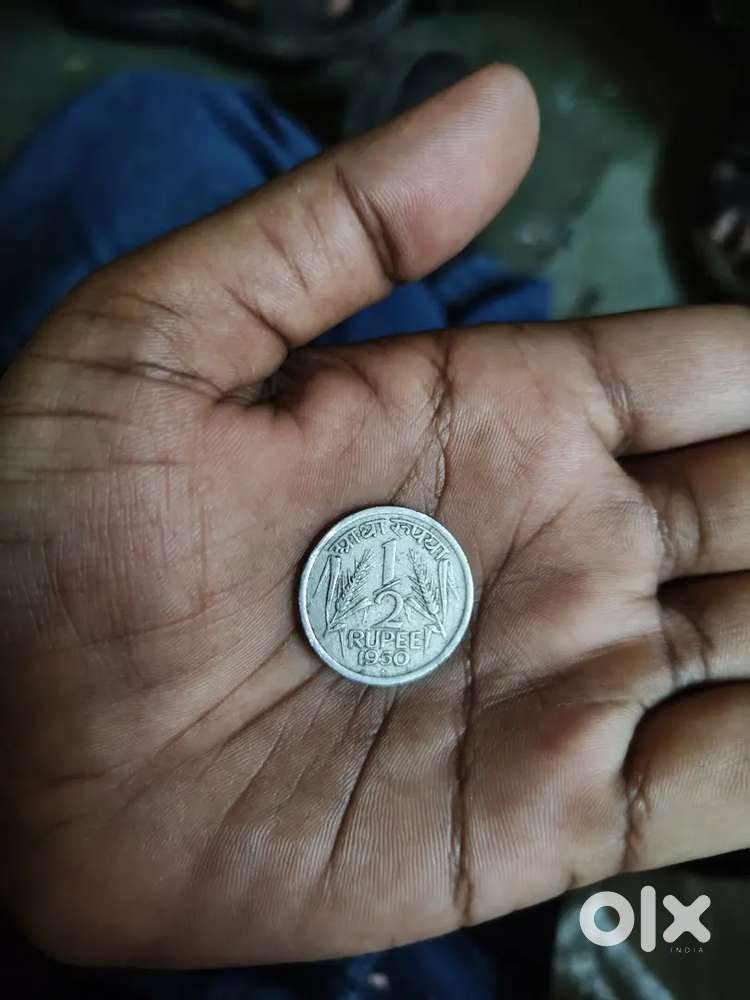 1/2 India Doller 1950 Rare Indian Doller