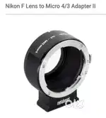 Metabones Nikon F Lens to Micro Four Thirds Camera Adapter II (Black)