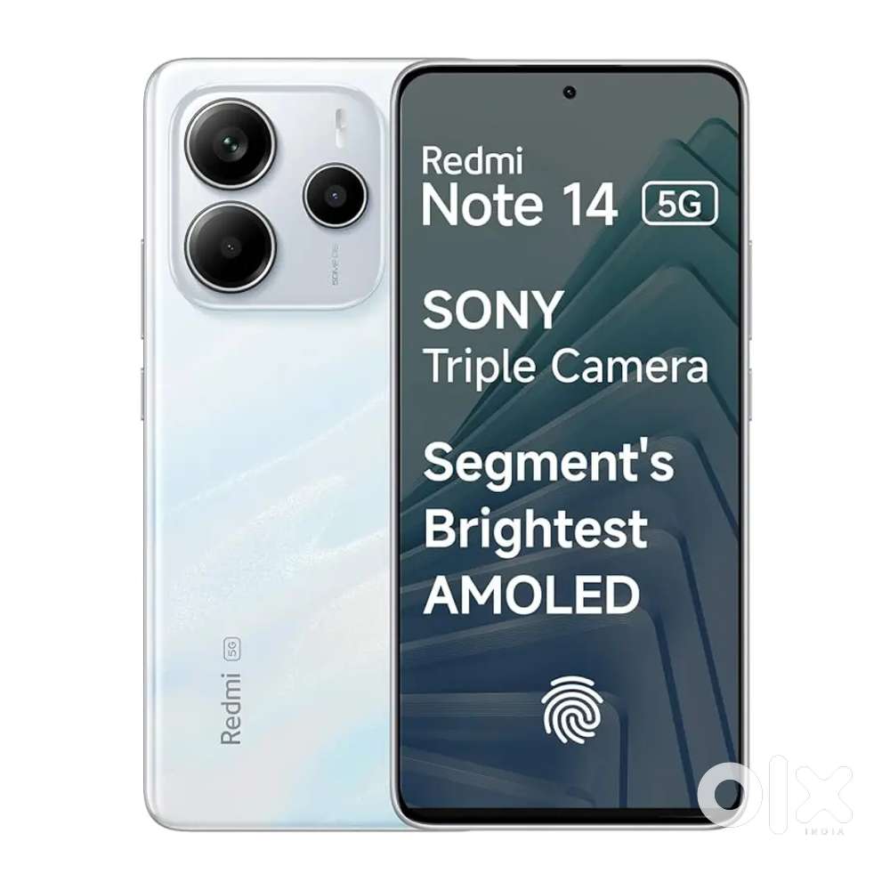 Redmi note 14 6/128 5 months old bill box charger avelable