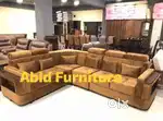Double handle l shape corner sofa set 3 years warranty AA 25