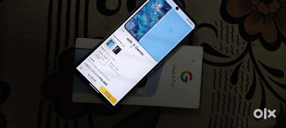 Google pixel 8 pro 12gb ram 128gb rom new condition with box