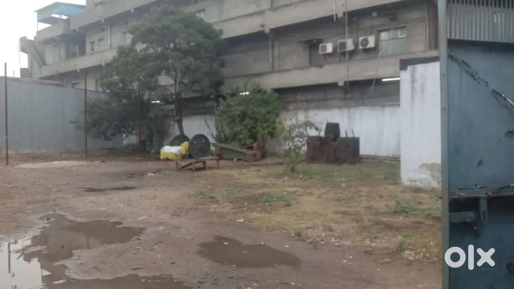 Godown factory plot with office space for rent