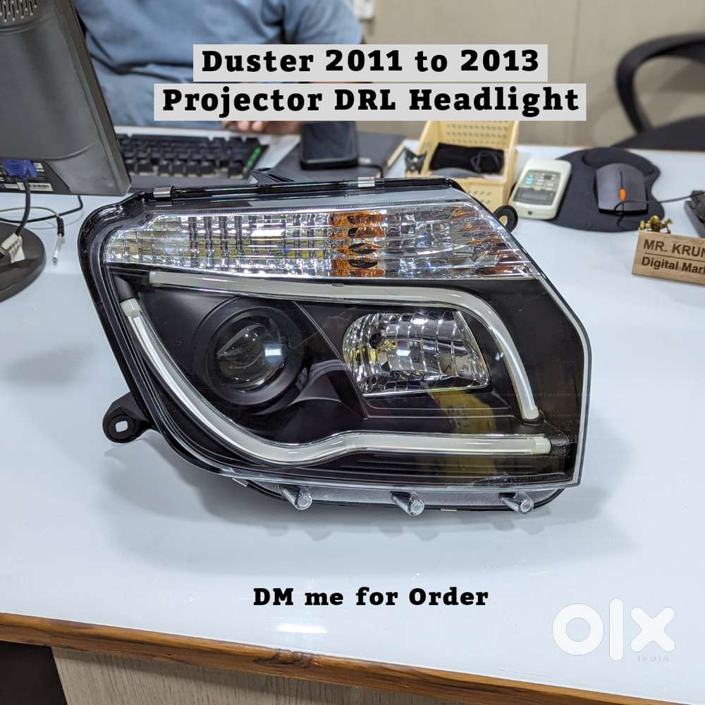 Renault Duster LED DRL Head Light - Made in Taiwan