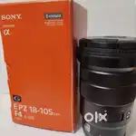 Sony 35mm lens, Nikon FTZ adaptor , fw50 battery