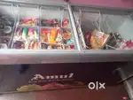 Freezer glastop 550 ltr just new 1 week