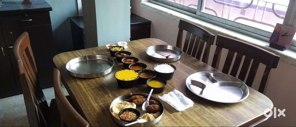 Dining Table and Chair , Brown Wooden, Age- 7-8 Years