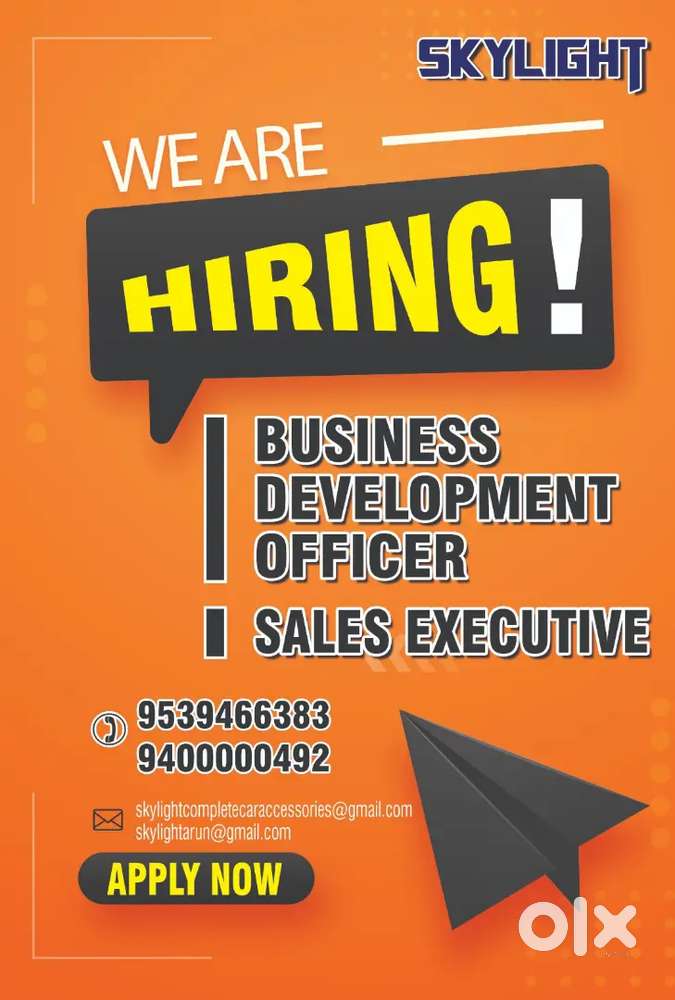 Looking for Business development officer