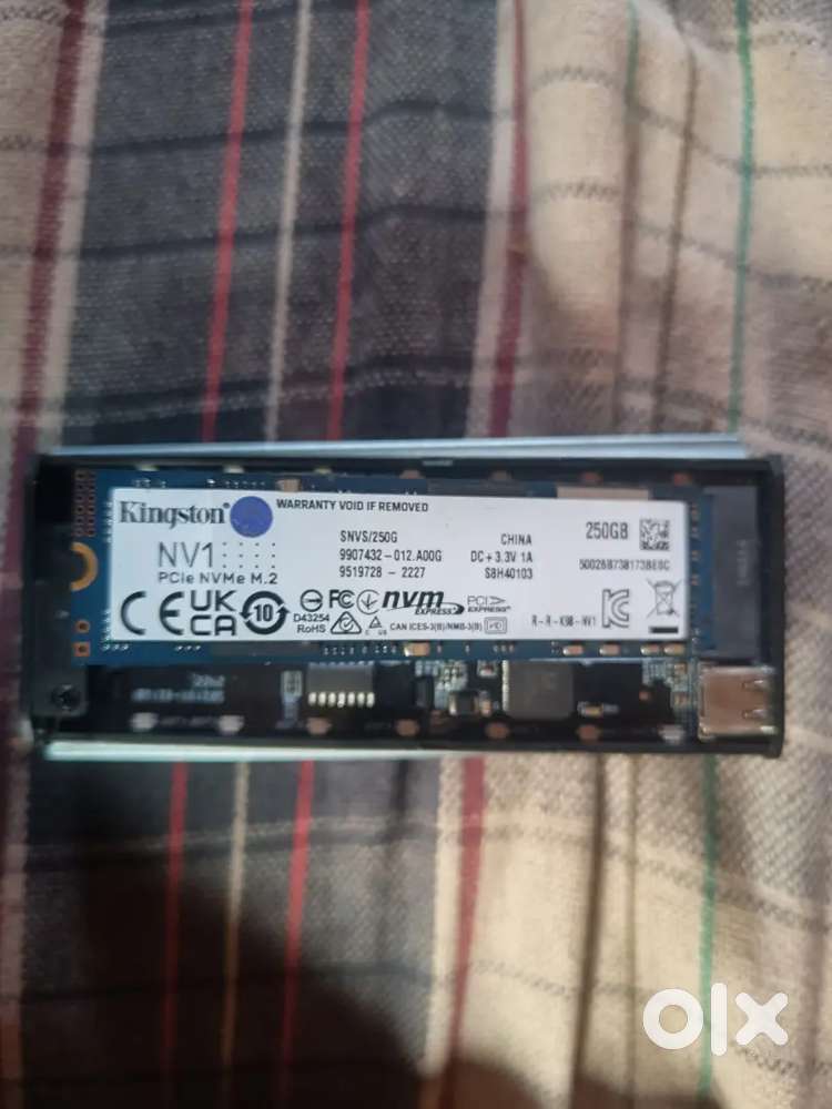 Kingston 256Gb NVMe SSd