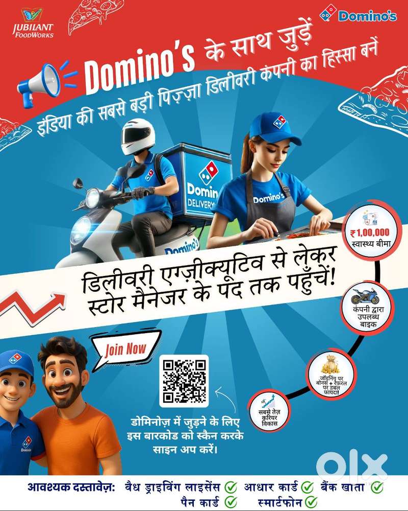 We are looking for team as Flexi(Restaurant Staff) at Dominos.