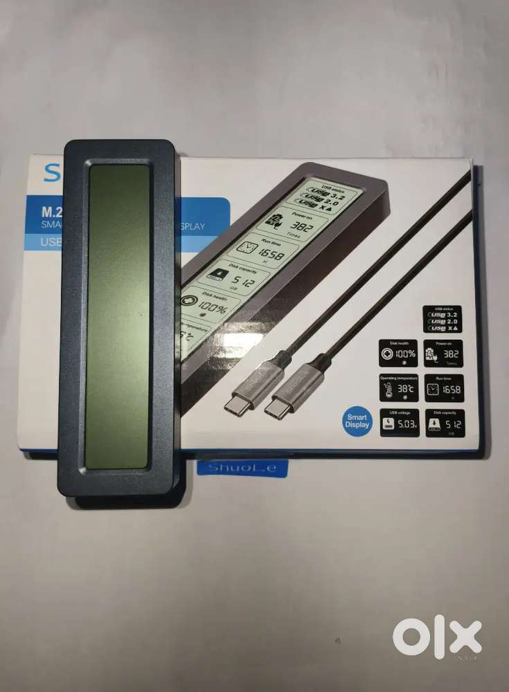 NVME enclosure with Display.. 10GbPS