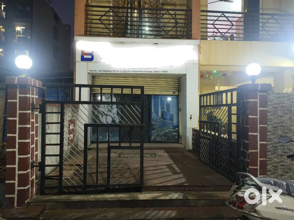 Commercial semi furnished Office for rent in karndade in panvel