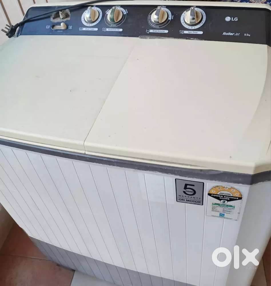 Semiautomatic washing machine of 9kg