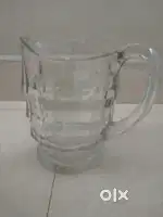 2 BIG GLASS DISHES, 1GLASS JUG AND MORE