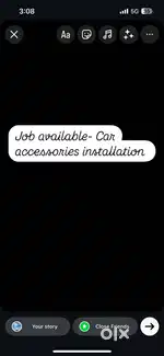 Job Available- Car Accessories installater