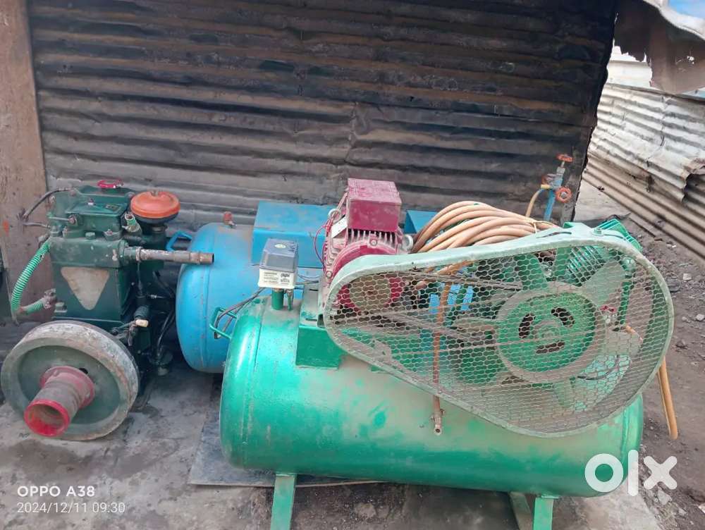 Air compressor machine and all puncher kits