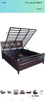Iron double bed