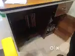 Café and Computer Table, Adjustable Folding Counter & Menu Board