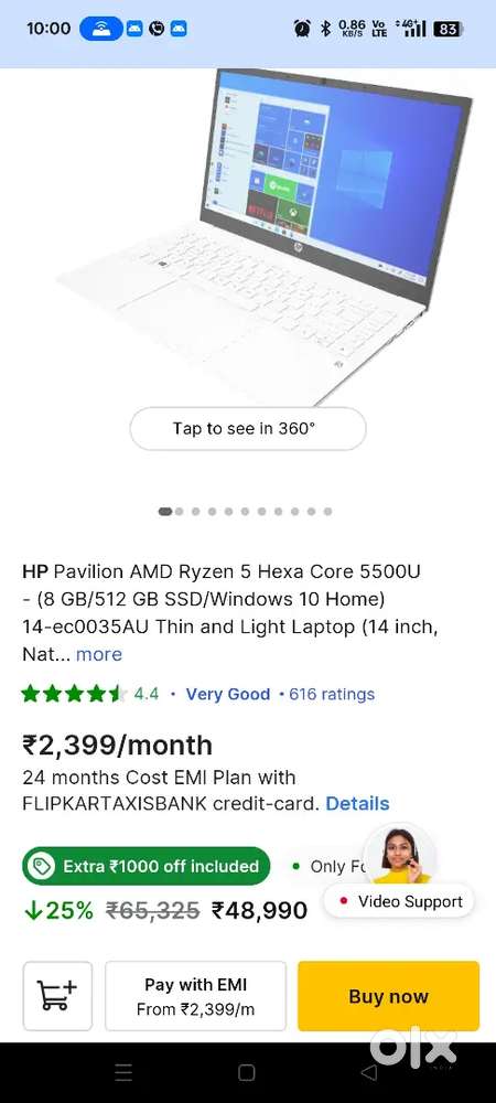 HP pavilion laptop new