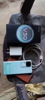 Vivo v30 256gb bala like DSLR camera white colour ekdum new condition
