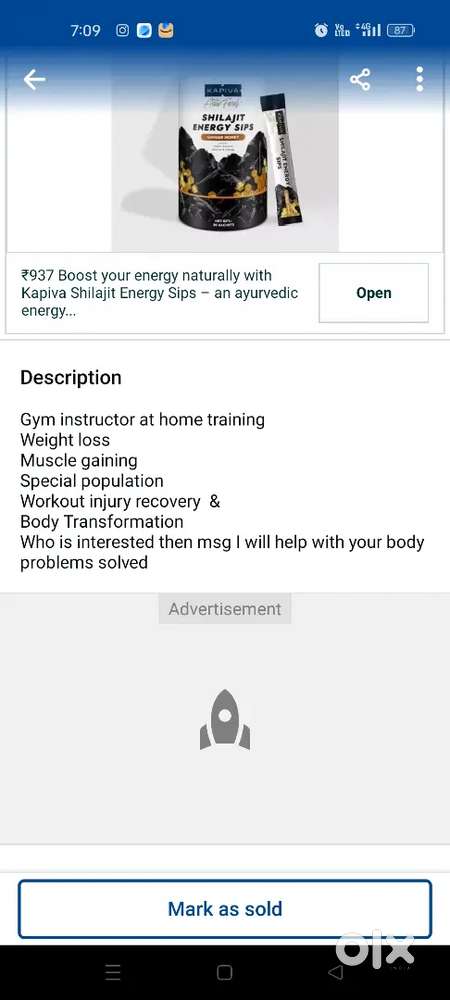 Instructor ,Gym trainer.