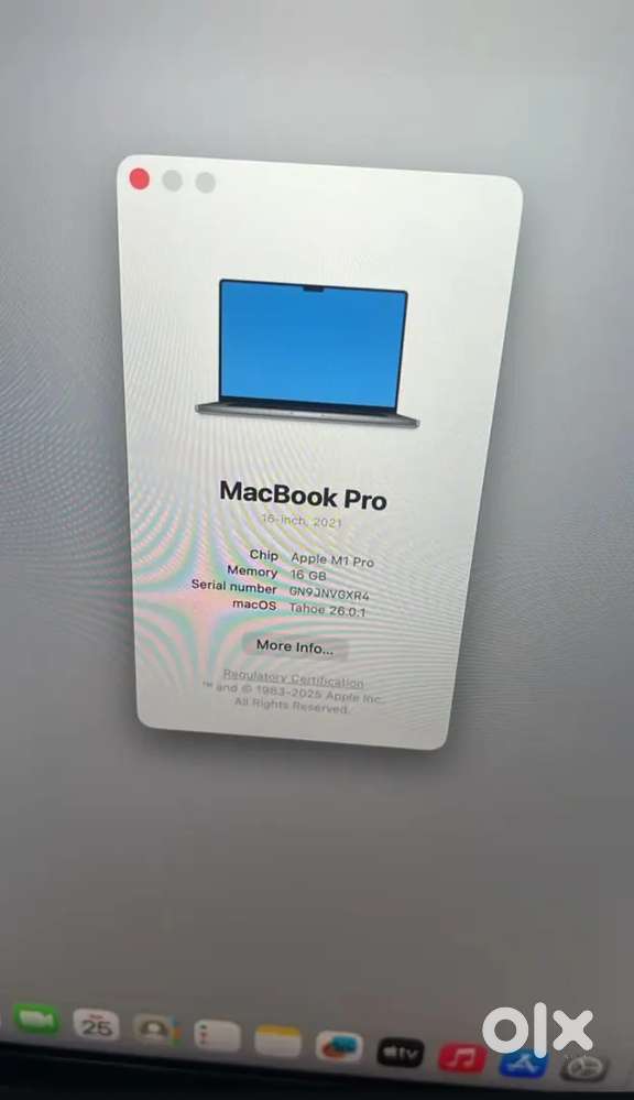 Apple 2021 M1 Macbook pro 16 inch