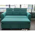 Green 3-seater sofa cum bed in emi available Aliyar Arham Recliner