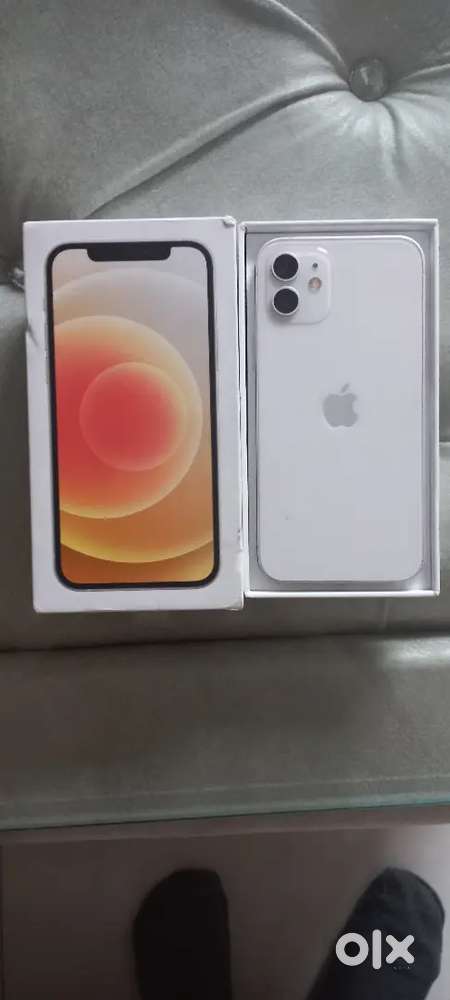 Iphone 12 64 gb white colour without any scrach