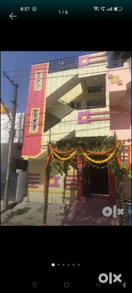2bhk house,10th cross 2nd main,KTJ nagar available in first floor,